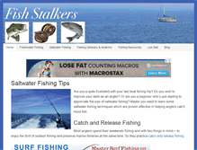 Tablet Screenshot of fishstalkers.com